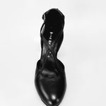 Load image into Gallery viewer, Cuccarini (178) - Semi-closed Women&#39;s Shoe in genuine Black Leather
