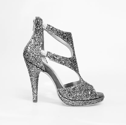 Sandalo da Donna Nina Kristall Wish Dance, argento, vista laterale