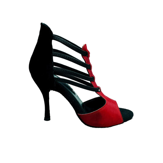 Sandalo da Donna in Cavallino Rosso pelo corto Lilith Wish Dance, nero, vista laterale