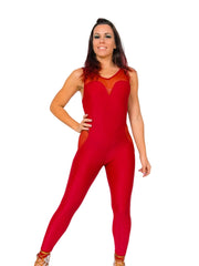 Carica immagine nella Galleria, ANDREA Granada (Bordò) - Jumpsuit in Microfibra Bielastica Traspirante Modellante Contenitiva Conteinment colore Bordeaux