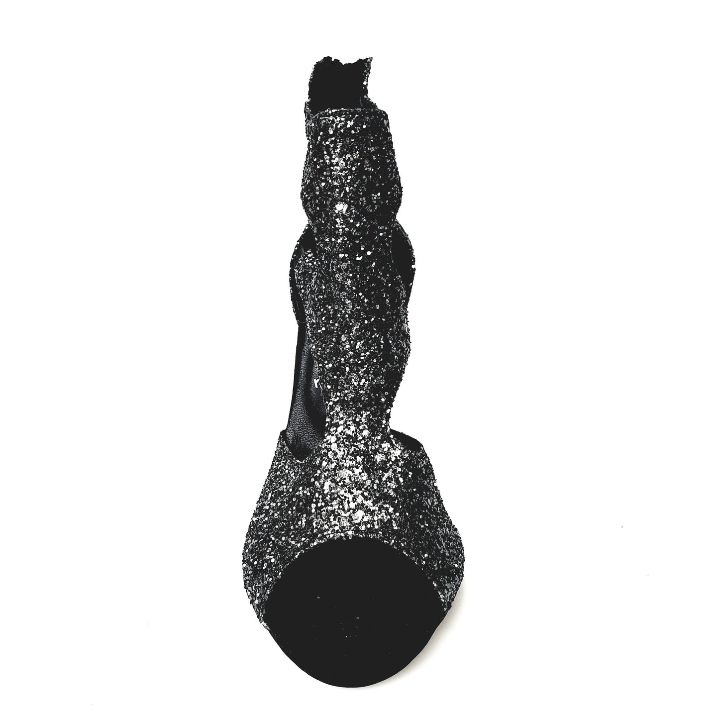 Sandalo donna Nina Kristall di Wish Dance Shop con cristalli carbon, fodera in pelle, tacco squadrato sottile e suola elegante.