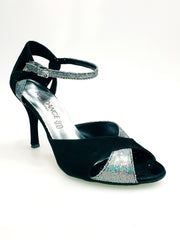 Load image into Gallery viewer, Ely (4750) TPDA - Scarpa da Donna in Camoscio Nero Boreale Silver
