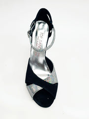 Load image into Gallery viewer, Ely (4750) TPDA - Scarpa da Donna in Camoscio Nero Boreale Silver
