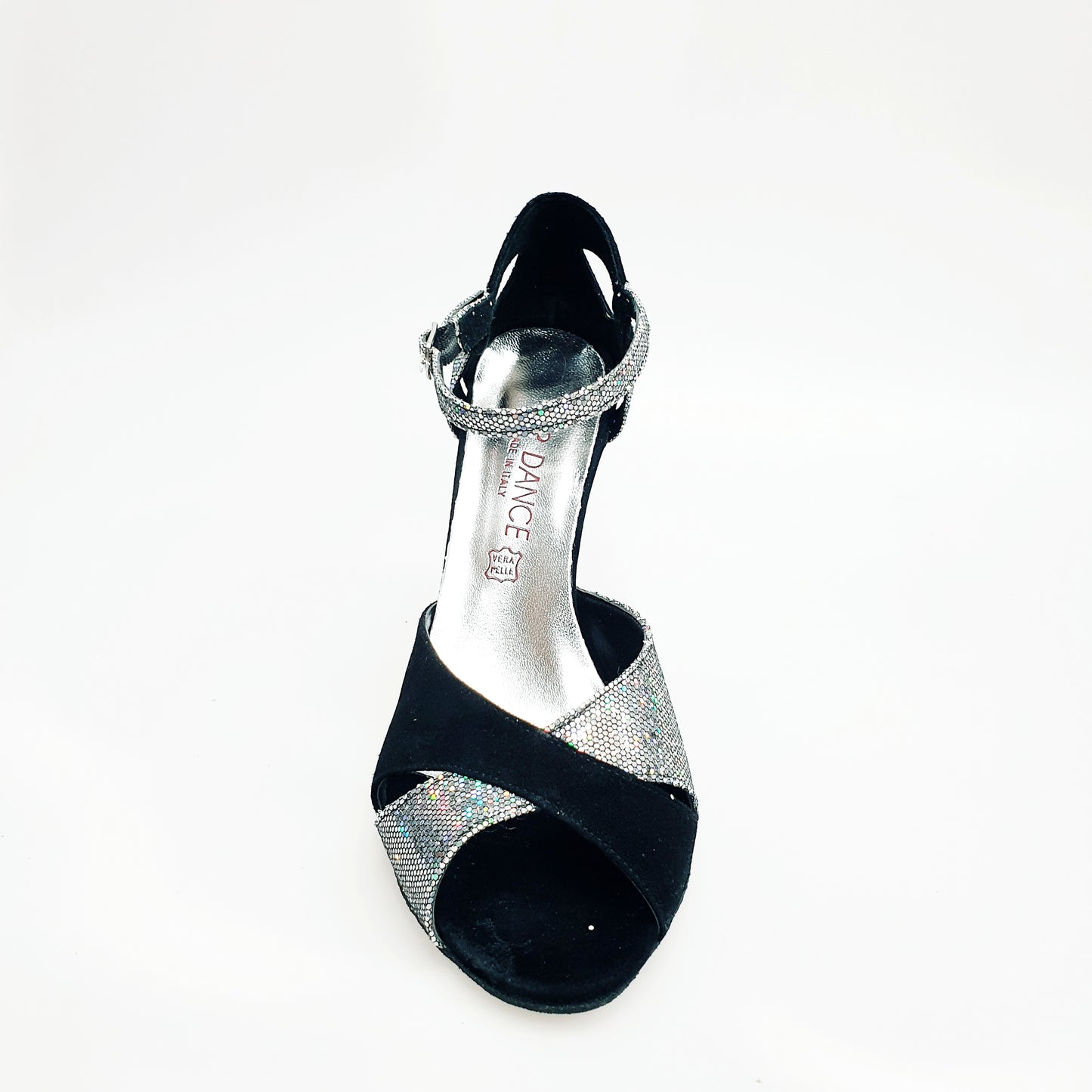 Scarpa da donna Wishdance Ely (4750) TPDA in camoscio nero Boreale Silver, con design elegante e dettagli raffinati