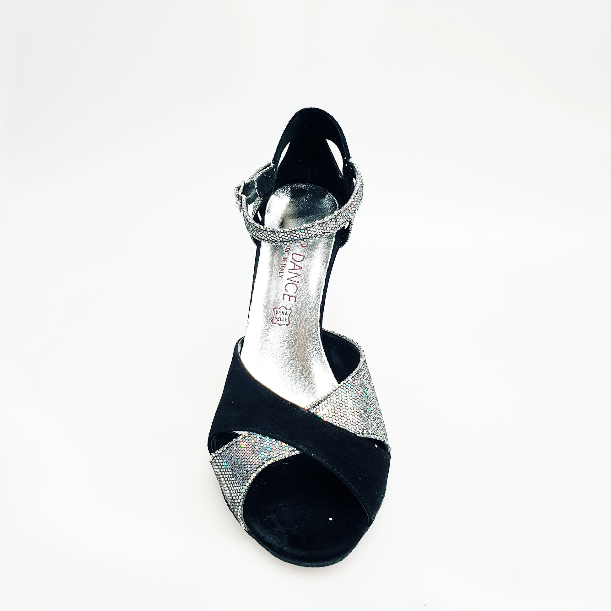 Scarpa da donna Wishdance Ely (4750) TPDA in camoscio nero Boreale Silver, con design elegante e dettagli raffinati