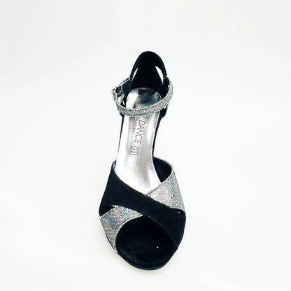 Scarpa da donna Wishdance Ely (4750) TPDA in camoscio nero Boreale Silver, con design elegante e dettagli raffinati