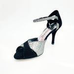 Carica immagine nella Galleria, Ely (4750) TPDA - Scarpa da Donna in Camoscio Nero Boreale Silver
