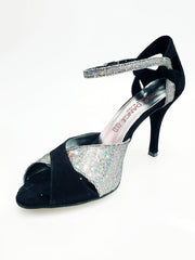 Load image into Gallery viewer, Ely (4750) TPDA - Scarpa da Donna in Camoscio Nero Boreale Silver
