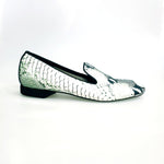 Load image into Gallery viewer, Morelia (MS20) - White / Green Python Moccasin Long shape
