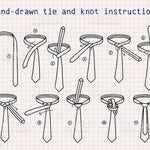 Load image into Gallery viewer, Vogue Scrigno - Set Completo Cravatta Pochette e Gemelli Stoffa in Seta Blu Navy con Ricami Disegno Roselline Blu/Celeste/Grigio
