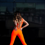 Load image into Gallery viewer, ANDREA Geneve (Black) - Jumpsuit in Bielastic Microfibre Breathable Shaping Conteinment Conteinment color Black Heart
