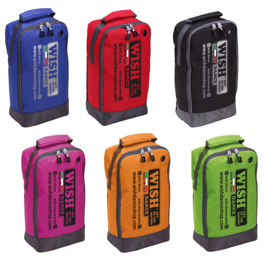 Beauty case Wish Dance Shop in poliestere idrorepellente con zip, borsa porta scarpe compatta e resistente.