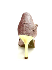 Carica immagine nella Galleria, DADA Diamond (L5) - Scarpa da Ballo in Glitter Sabbia con Tacco a Stiletto
