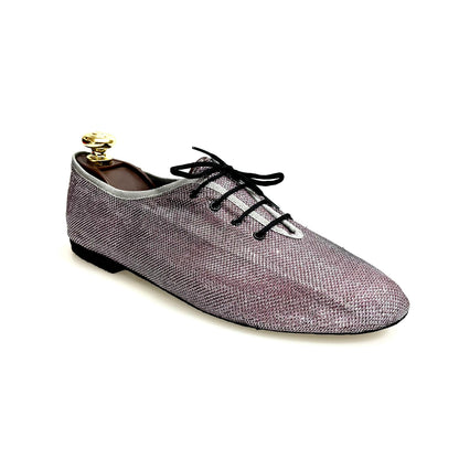 Scarpa Jazz 04 Outlet in brill lilla, comoda scarpa jazz con suola flessibile e tomaia in tessuto colorato, adatta a uno stile casual.