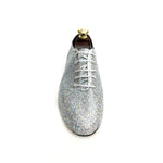 Load image into Gallery viewer, Jazz 03 Zebra - Jazz Shoe in Silk Satin Zebra Pattern Black Patent Profile
