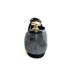 Load image into Gallery viewer, Jazz 03 Zebra - Jazz Shoe in Silk Satin Zebra Pattern Black Patent Profile
