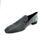 Load image into Gallery viewer, Boris (MS20) - Silver Satin Men&#39;s Loafer with Long Shape
