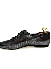 Load image into Gallery viewer, 03 Training Lizard Printed Leather Gunmetal
