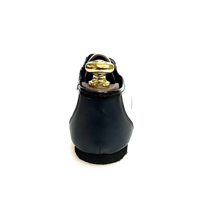 Scarpe da jazz EL MAMBO Wish Dance Shop blu notte e bianco, pelle per allenamento, suola flessibile e design elegante.