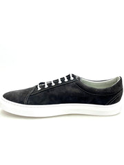 Carica immagine nella Galleria, ALBIR Panther - SNEAKER URBANKIZ EXTRACONFORT FLEX IN CAMOSCIO NERO CUCITURE BIANCHE CON CASSETTA IN RESINA DI GOMMINA BIANCA FLEX
