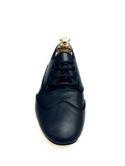 Load image into Gallery viewer, Billie Prince - Jazz Plus Shoe in Black Leather Red Profile
