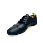 Load image into Gallery viewer, Billie Prince - Jazz Plus Shoe in Black Leather Red Profile
