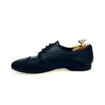 Load image into Gallery viewer, Billie Prince - Jazz Plus Shoe in Black Leather Red Profile
