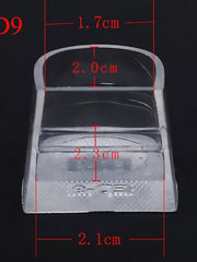 Carica immagine nella Galleria, Salvatacchi Confort (ED9) - Per Tacco Largo a Rocchetto Doppio di Mobido Silicone in Gel Trasparente
