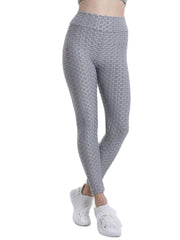 Carica immagine nella Galleria, JASMINE Leggins Gondola Blu (055) - Leggins Bi-Stretch modellanti forma glutei in tessuto microfifra traspirante vita medioalta schiaccia addome
