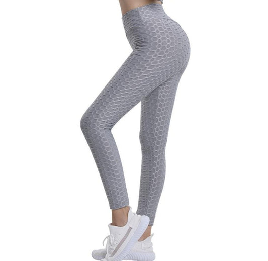Leggins bi-stretch blu Jasmine Gondola Wish Dance Shop, modellanti, traspiranti, vita medio alta, forma i glutei, tessuto microfibra.