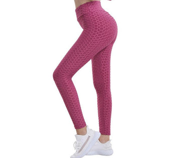 JASMINE Leggins Gondola Blu (055) - Leggins Bi-Stretch modellanti forma glutei in tessuto microfifra traspirante vita medioalta schiaccia addome