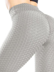 Carica immagine nella Galleria, JASMINE Leggins Gondola Blu (055) - Leggins Bi-Stretch modellanti forma glutei in tessuto microfifra traspirante vita medioalta schiaccia addome
