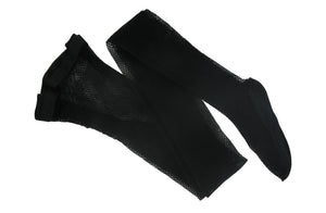 Professional mesh tights with modeling and massaging micronodes with reinforced foot and insole