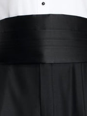 Load image into Gallery viewer, Set per Smoking Fusciacca/Pochette/Papillone di colore Nero
