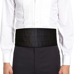 Load image into Gallery viewer, Set per Smoking Fusciacca/Pochette/Papillone di colore Nero
