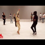 Load and play video in Gallery viewer, Lidia (402 Lola) - Woman&#39;s Sandal in Glitter Brown and Copper Lurex with Copper Gold Laminated Stiletto Heel
