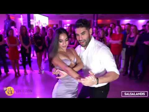 Lidia (402 Lola) - Sandalia de Mujer en Glitter Oro y Lúrex Tan con Tacón de Aguja Lámina Oro