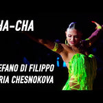 Carica e visualizza video in Galleria, CAROLIN QC (Marea L14) - Scarpa Da Donna Bi-Flex in Raso Seta Bronzo Con Swarovski Boreali e Tacco a Rocchetto/Slim Latino Alto
