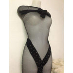 Load image into Gallery viewer, Swarovski Tuta Professionale in Rete con Swarovski e Occhiello
