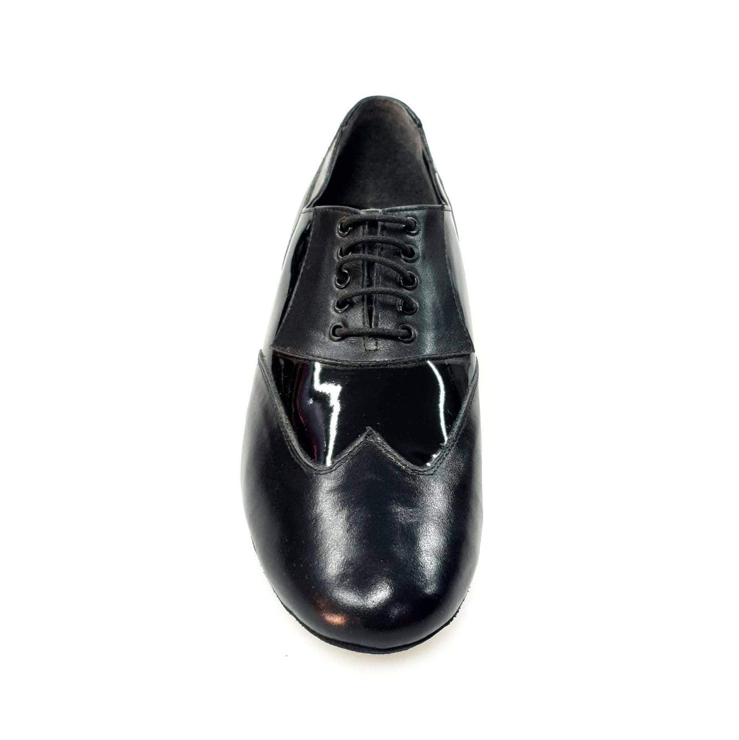 Scarpe stringate COTISO 108N Wish Dance Shop in pelle e vernice nera, stile Oxford con coda di rondine, elegante e classica