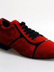 Load image into Gallery viewer, Wish Dance Shop 115 Camoscio Rosso Profili Neri
