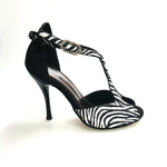 Load image into Gallery viewer, Wish Dance Shop 401 Camoscio Nero Raso Zebra
