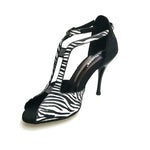 Load image into Gallery viewer, Wish Dance Shop 401 Camoscio Nero Raso Zebra
