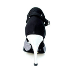 Load image into Gallery viewer, Wish Dance Shop 403 Camoscio Nero e Glitter Carbon
