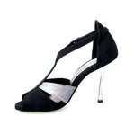 Load image into Gallery viewer, Wish Dance Shop 403 Camoscio Nero e Glitter Carbon
