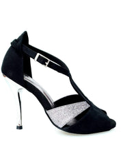 Carica immagine nella Galleria, Wish Dance Shop 403 Camoscio Nero e Glitter Carbon
