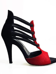 Load image into Gallery viewer, Wish Dance Shop 460 Camoscio Nero Cavallino Rosso
