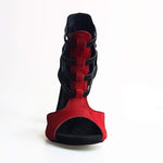 Load image into Gallery viewer, Wish Dance Shop 460 Camoscio Nero Cavallino Rosso
