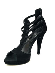 Carica immagine nella Galleria, Wish Dance Shop 460 Camoscio Nero con Plateau
