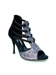 Carica immagine nella Galleria, Wish Dance Shop 460 PW in camoscio nero e Kristal Carbon
